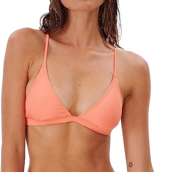 Rip Curl Other - NWT! Rip Curl Classic Surf Eco Crossback Tri Top 0130-Salmon XS